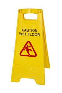 2 piece wet floor signs slipping hazard sign yellow plastic safety sign