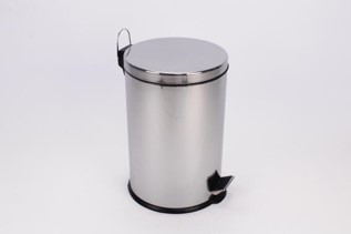 20 Mirror Steel Pedal Bin hygienic garbage container metallic dustbin foot operated waste bin foot pedal sanitary bucket