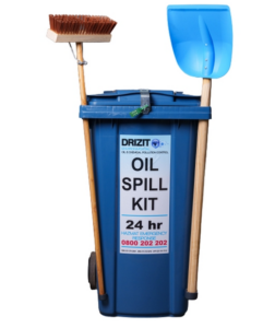 240 litre oil spill kit oil spillage cleaning set pack