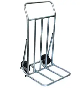 Folding Nose Trolleys mobile sack transporter foldable metal trolley folding hand truck light duty trolley