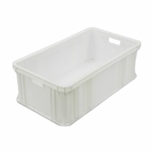 Extra large meat tray stackable storage tray food grade plastic crate heavy duty food bin