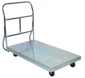 Platform Trolleys Large medium duty cart maneuverable flatbed trolley warehouse item transporter