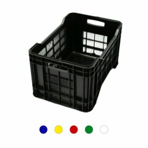 Agricultural crate solid base with vented sides food grade bin stackable storage