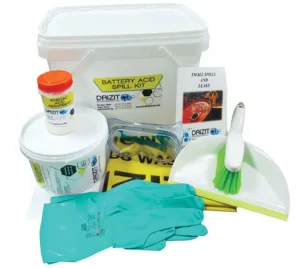 Battery acid spill kit emergency response kit pack