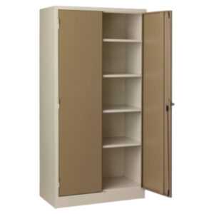 Full size stationary steel cabinet quality steel stationery cupboard secure lockable locker office stationery storage box