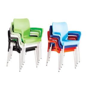 Canteen arm chairs stackable plastic chairs indoor and outdoor chairs heavy duty chairs