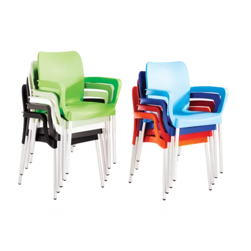 Canteen arm chairs stackable plastic chairs indoor and outdoor chairs heavy duty chairs