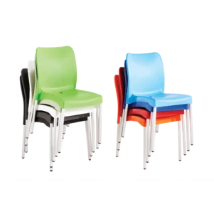 Canteen side chairs indoor and outdoor chairs stackable venue seating heavy duty armless chairs