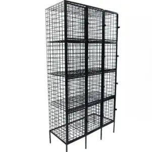 12 Compartment Wire Mesh Lockers 12 door locker security cage