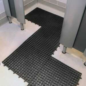 MK3 Tough Decks rubber tiles plastic drainage mat non slip floor covering plastic place holder