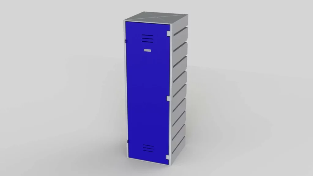 Sports plastic locker gym storage locker wall mounted locker Virgin LLDPE locker Low maintenance plastic lockers