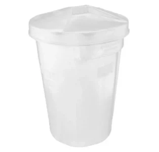 85 Litre ingredients bins (white) heavy duty plastic bin perishable goods container white virgin-material tub