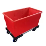 150 litre tote boxes and trolleys