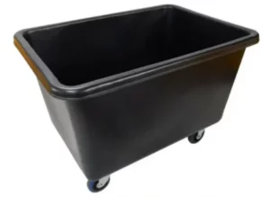 300 Litre bins with castors food grade bin multicoloured castor attached container heavy duty laundry tub LLDPE plastic material bin