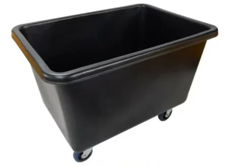 300 Litre bins with castors food grade bin multicoloured castor attached container heavy duty laundry tub LLDPE plastic material bin