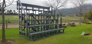 Grandstand Pavillions Large plastic grandstand pavilion three tiered heavy duty spectator stand outdoor sport stand