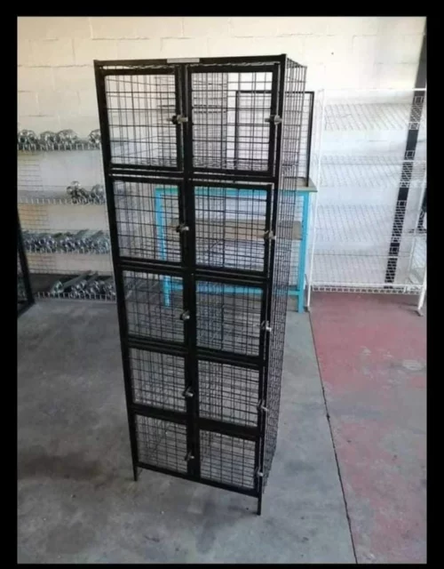 10 Compartment Wire Mesh Lockers ten door wire mesh locker high visual security locker wire mesh lockers south africa