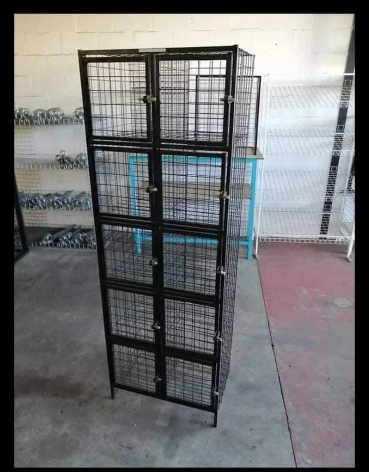 10 Compartment Wire Mesh Lockers ten door wire mesh locker high visual security locker wire mesh lockers south africa